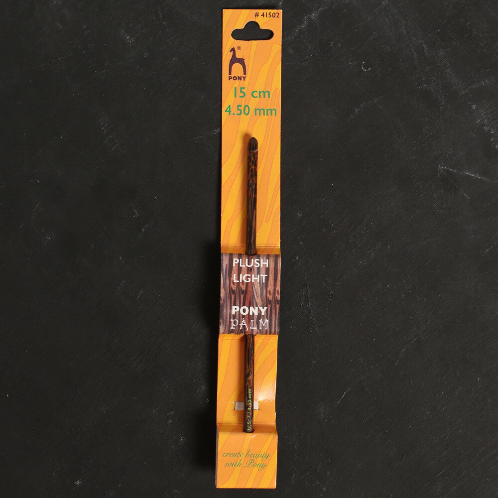 Pony Palm 4.5 mm 15 cm Ahşap Yün Tığ - 41502